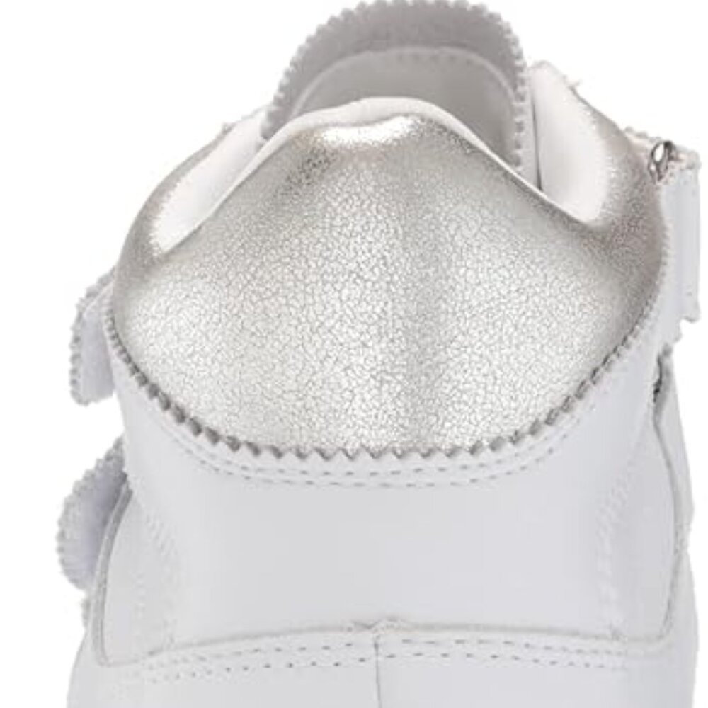 STEVEN by Steve Madden Women's Chevvie Sneaker, White Multi, 8 - Picture 2 of 6